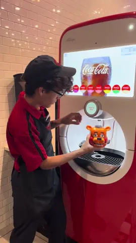 A Freddy Fazbear cup!!! 😱🐻 @Universal Pictures @Five Nights at Freddy's Movie  #carolinacinemas #themovies #fyp #moorecountync #fnaf 