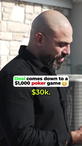 We were $1,000 away from a deal, so we ran 5-card poker one time. #cardealership #carbuying #cars