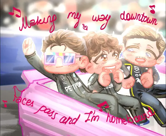 #formula1 #georgerussell #art #mv33🦁 #f1 #kimiantonelli #gr63🇬🇧 #formulaone #ka12 #cute #digitalart #1263 #pilotsparade #maxverstappen #lasvegasgpf1 #mv1🦁🇳🇱 