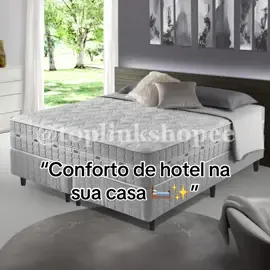 “Imagine dormir como em um hotel todos os dias… 🛏️✨ ✨A Cama Box + Colchão Queen Size Alabama tem molas ensacadas que se moldam ao corpo, 61cm de altura e acabamento premium! Por apenas R$ 2.039,90 — conforto de verdade! Link disponível.” #c#camaqueenc#colchaoqueenc#camaboxc#colchaoalabamaquartodossonhos