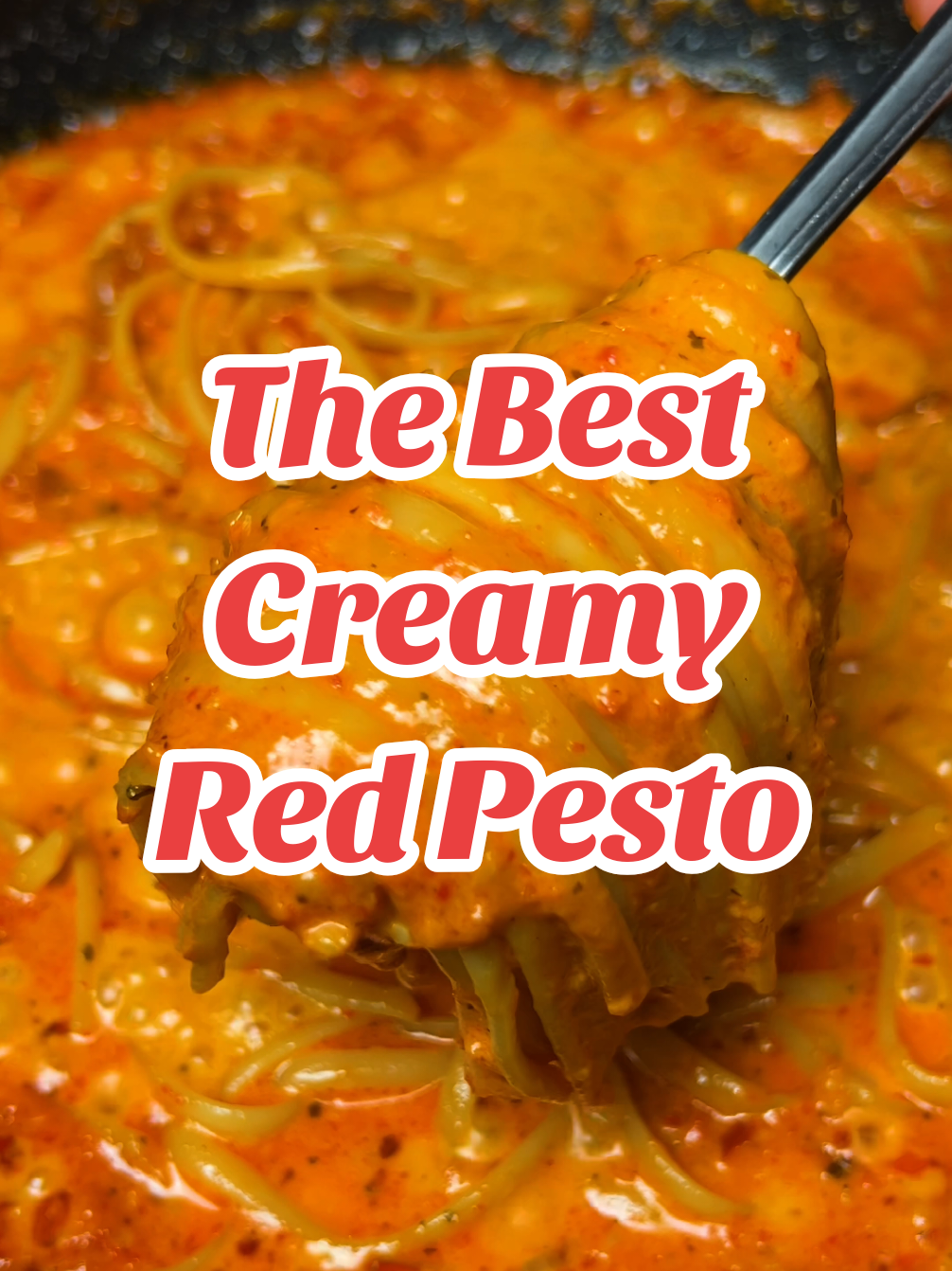 EAT OR PASS?! 😍 This creamy red pesto is EVERYTHING!🔥 Roasted red bell peppers are one of our favourite things so making a pesto out of it was obvious to us! 🤤 Everything just goes perfectly together, it tastes amazing and it's sooooooo easy to make!✨ All the ingredients and instructions are in our Ultimate Pasta Cookbook, link in bio!  We hope you like it,  Jo and Bart❤️ #pasta #pesto #food #delicious #fyp 