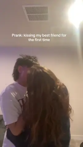 He is my boyfriend now ?#fyp #kissingmybestfriend #fail 