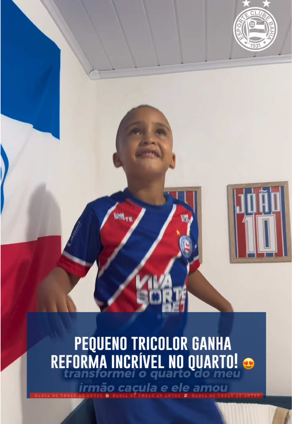 🤓 Agora o ADM tá querendo um quarto tricolor assim também! #BBMP #kids #reforma
