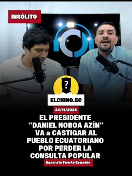Se viene el Gobierno con todo, por perder 4 a 0 en la Búsqueda de una Nueva Constitución que se espera la ineprtud en la administración pública. Fuente :@Outsiders  #Danielnobomiente #ecuador🇪🇨 #ecuatorianos #outsiders 