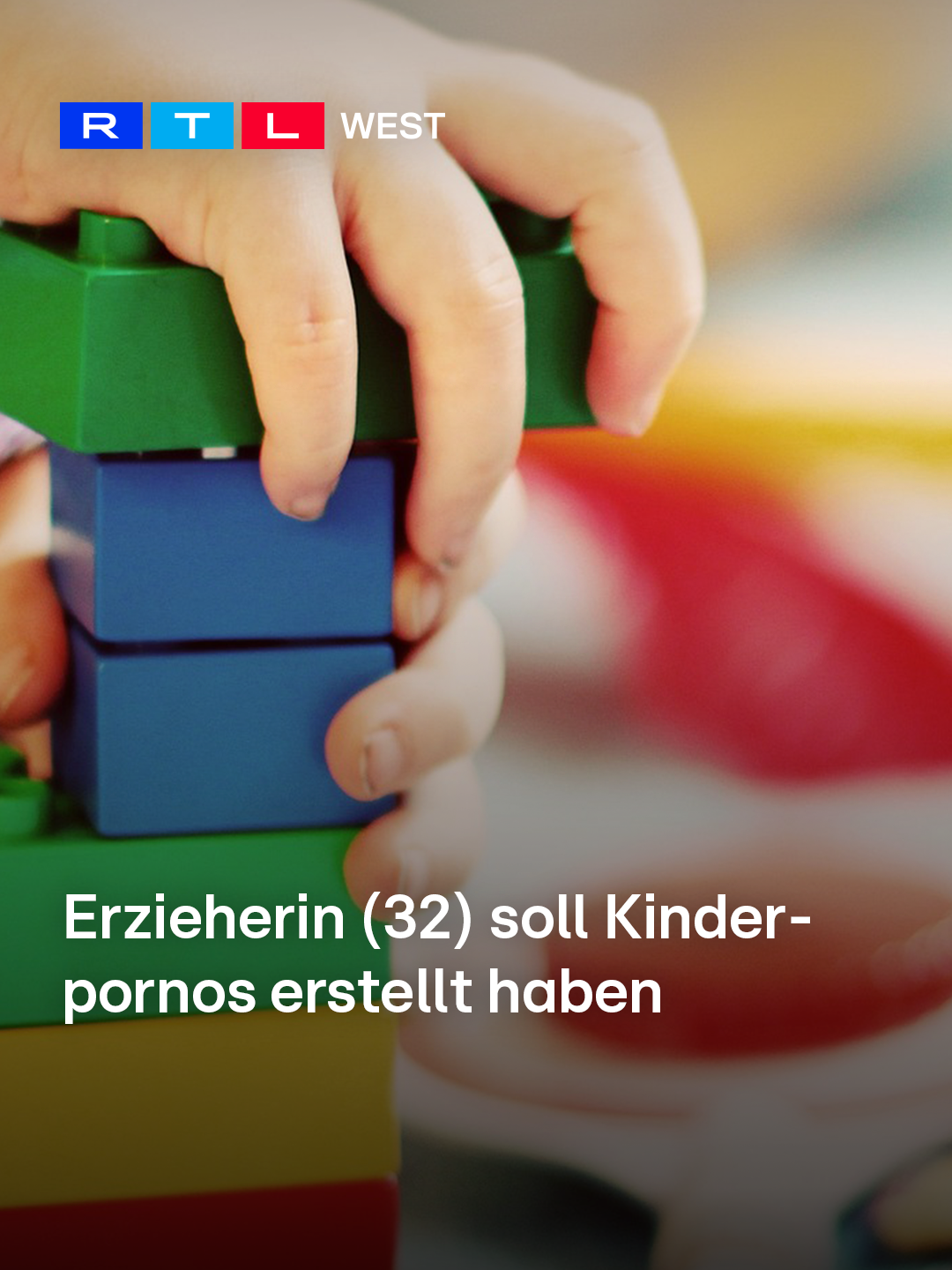 Eine Erzieherin einer städtischen Kita in Gelsenkirchen soll Kinderpornos erstellt haben. Die 32-Jährige wurde vergangene Woche festgenommen.