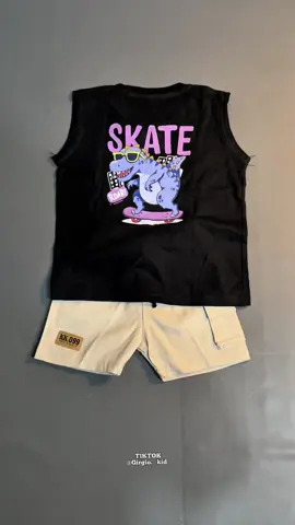 Setelan anak singlet usia 1-12 tahun cakep poowll 😍 #setelananak #setelananaklaki #setelanviral #ootdanak 