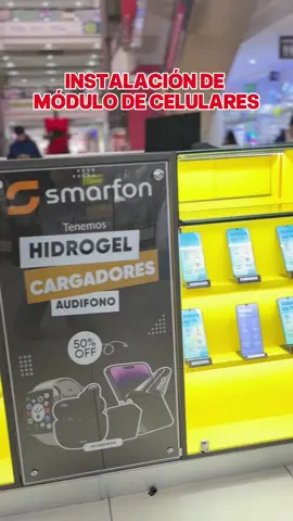 Proyecto de Módulo para celulares ✨ Cotiza con nosotros 📱929 474  734  #modulo #mueble #celulares #proyecto 