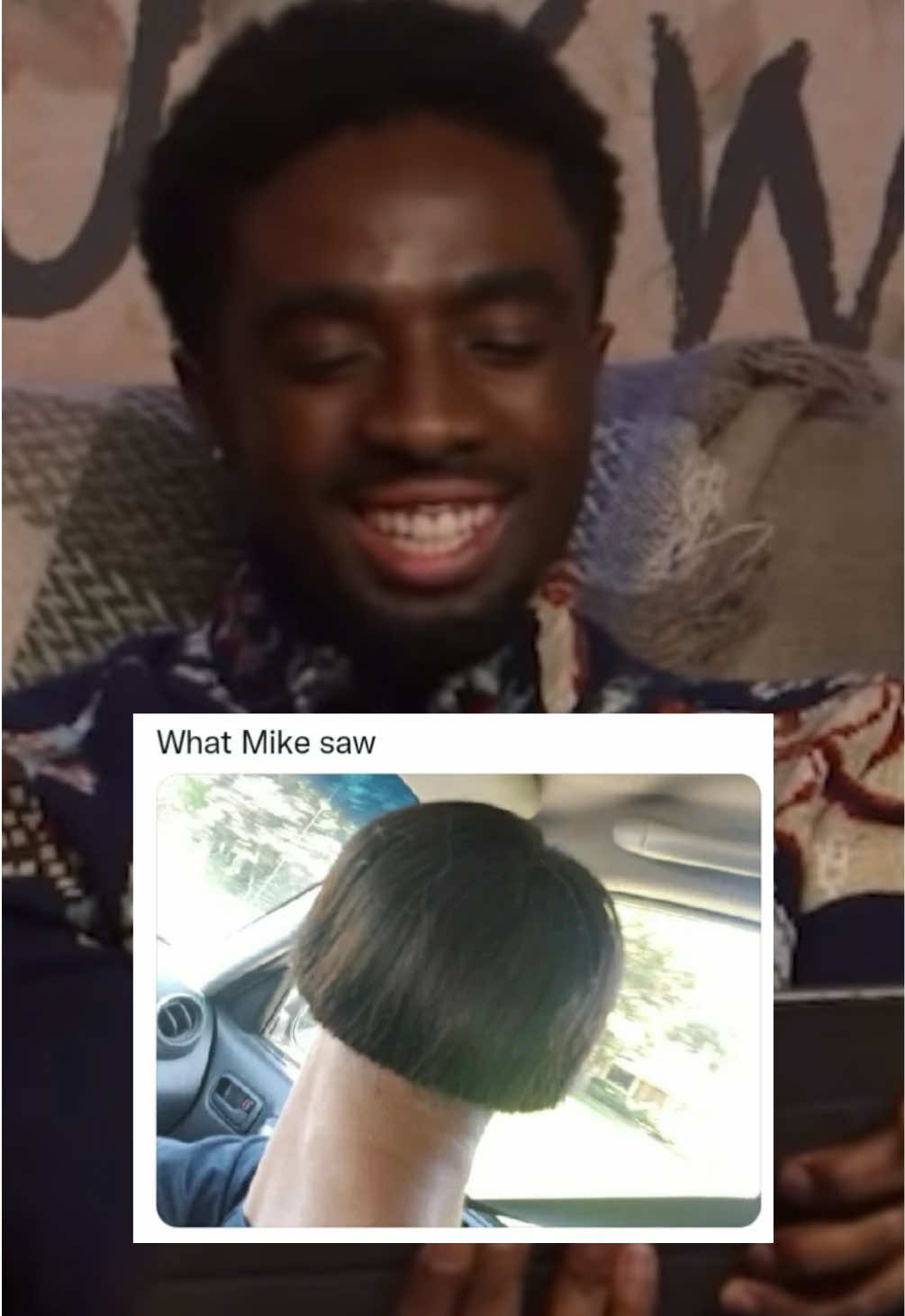 This might be the funniest video on the internet ever 😭😭😭 #strangerthings #fyp #calebmclaughlin #memes 