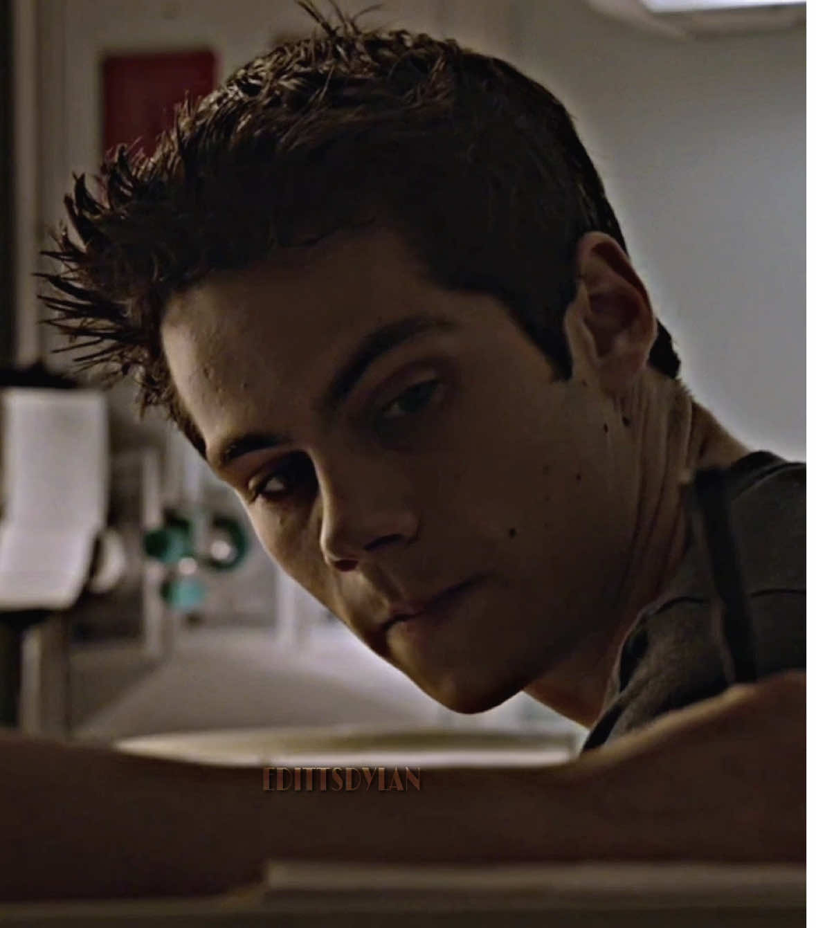 my poor baby :( #edittsdylan #dylanobrien #stilesstilinski #teenwolf 