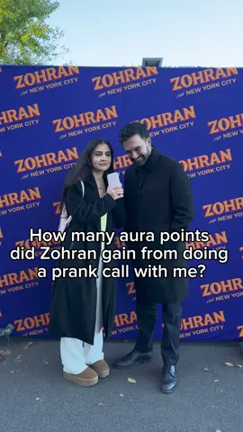 I prank called the one star Indian matchmaker with the mayor 😂 This was taken a week before elections.. I’m psychic! @Zohran Mamdani 