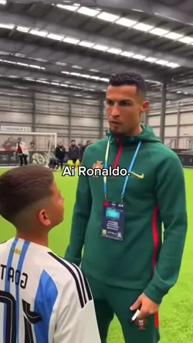 Ai Ronaldo 😂🔥🔥 #ronaldo #footballinterview #footballpodcast #footballbruv #ai 