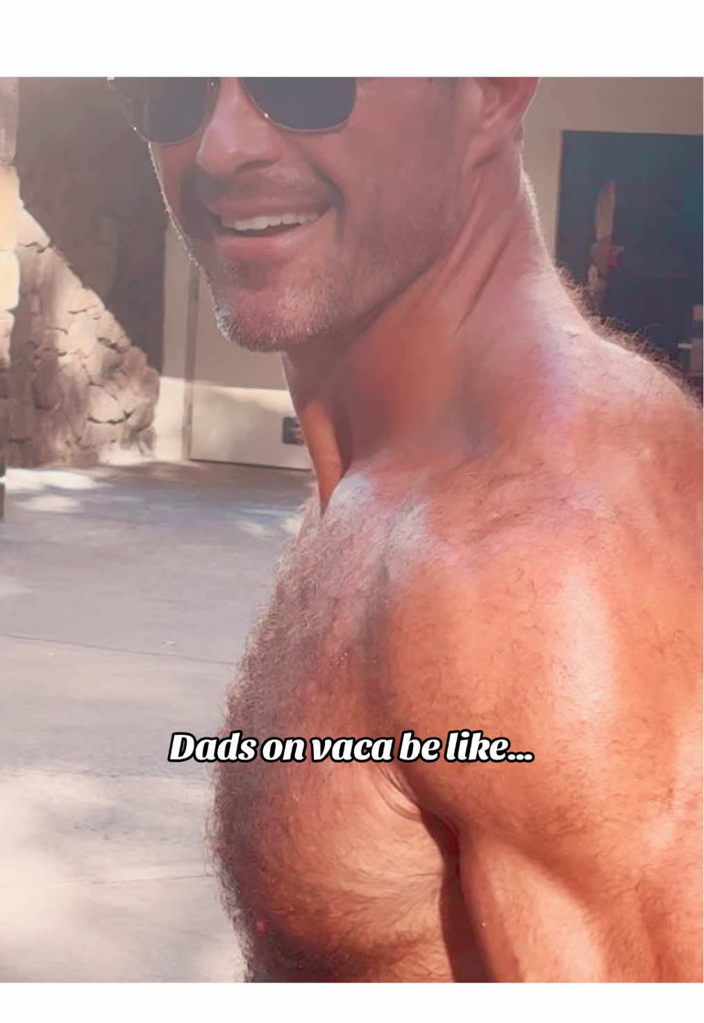 And we appreciate him!!! 🥰#fitafter40 #hotdadwalk #hothusband #hothusbandcheck #marriagehumor 