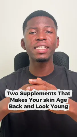 Two Supplements That Makes Your Skin Age Back and Look Young. This two powerful supplements Will brighten and Glow your skin naturally. #collagen #omega3 #skincare #supplementsforwomen #tiktokghana🇬🇭 
