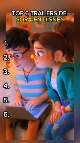 top 6 trailer de sora de Disney  #movietrailer #disney #sora #ai #trailer 