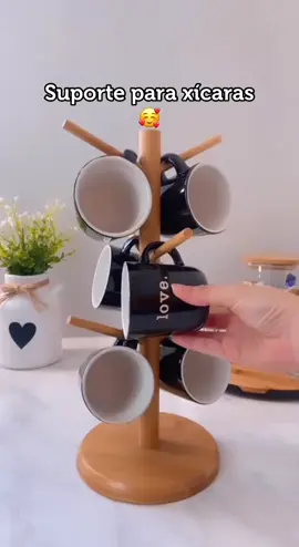 Suporte lindo pro seu cantinho do café 🥰❤️ #cantinhodocafe#decoraçao#donadecasa#shopee 
