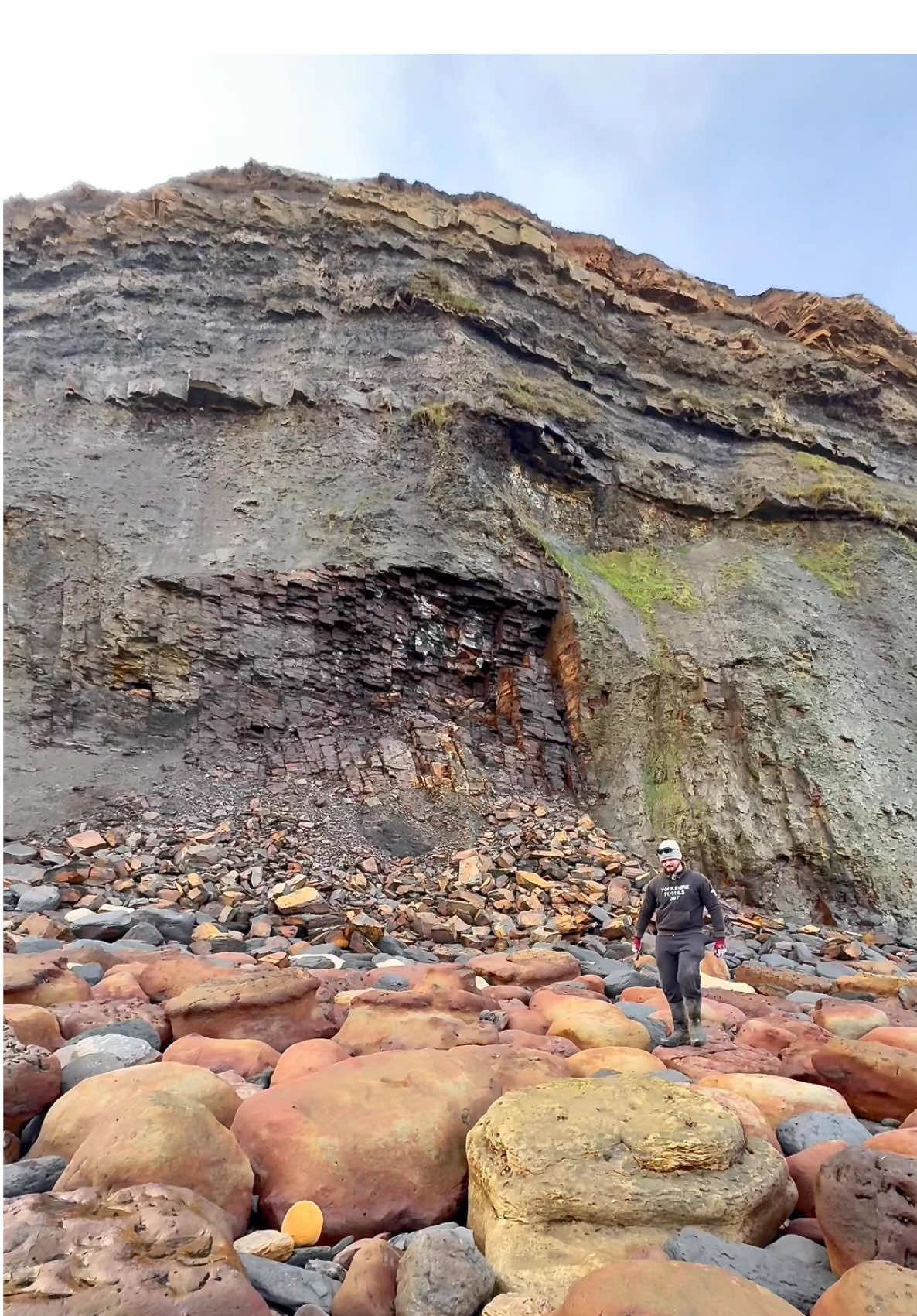 Here’s an outstanding example of a Belemnite fossil specimen that was found by ourselves, it is roughly 180 Million years old 😍🦕 The intricate details are truly something to behold! It’s a squid like creature from the Jurassic period 🔬🏝 Thanks for supporting our page! 🐊 #natural #nature #fossil #fossils #fyp 