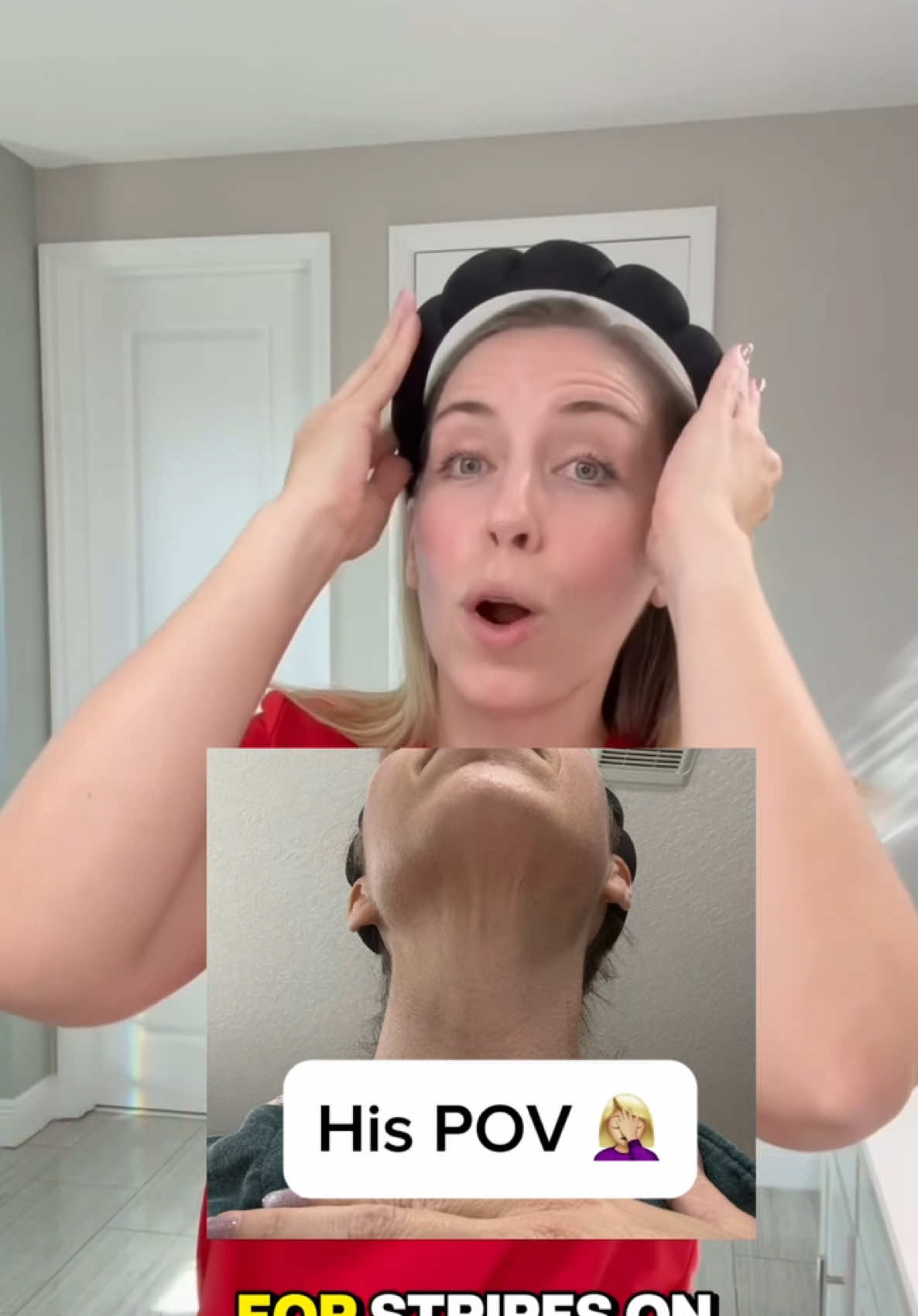 Don’t buy a neck cream until you watch this. 👀 Link in bio to my YouTube channel + the product I recommend!! 🙌🏽