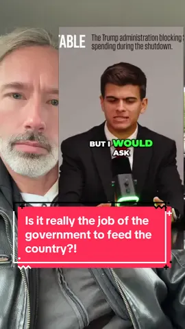 Is it really the job of the government to feed the country?! #news #foxnews #podcast #government #taxes 