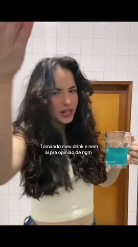 Assim ngm me abala hahahah meu drink da paz ☮️🩵