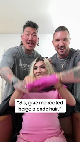 Shadow root & beige blonde hair transformation. We’ve come along way since Victoria’s botched bleach job and extensions 🥲 #blonde #hairtutorial #fypシ #hairvideos #haircolor 