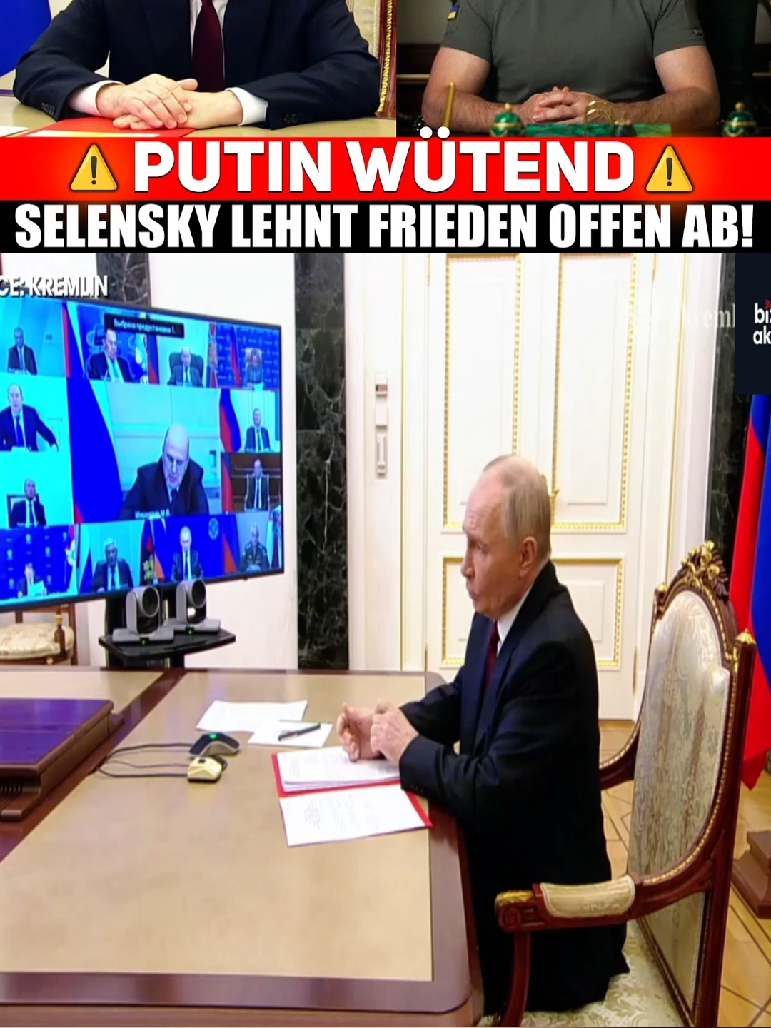 🚨 KREML schockt - PUTIN macht UKRAINE für das SCHEITERN des TRUMP-FRIEDENSPLANS verantwortlich!