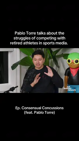 #PabloTorre talks about the struggles of competing with retired athletes in sports media.  Ep. Consensual Concussions (feat. Pablo Torre) #joebudden#jbp#fyp#parks