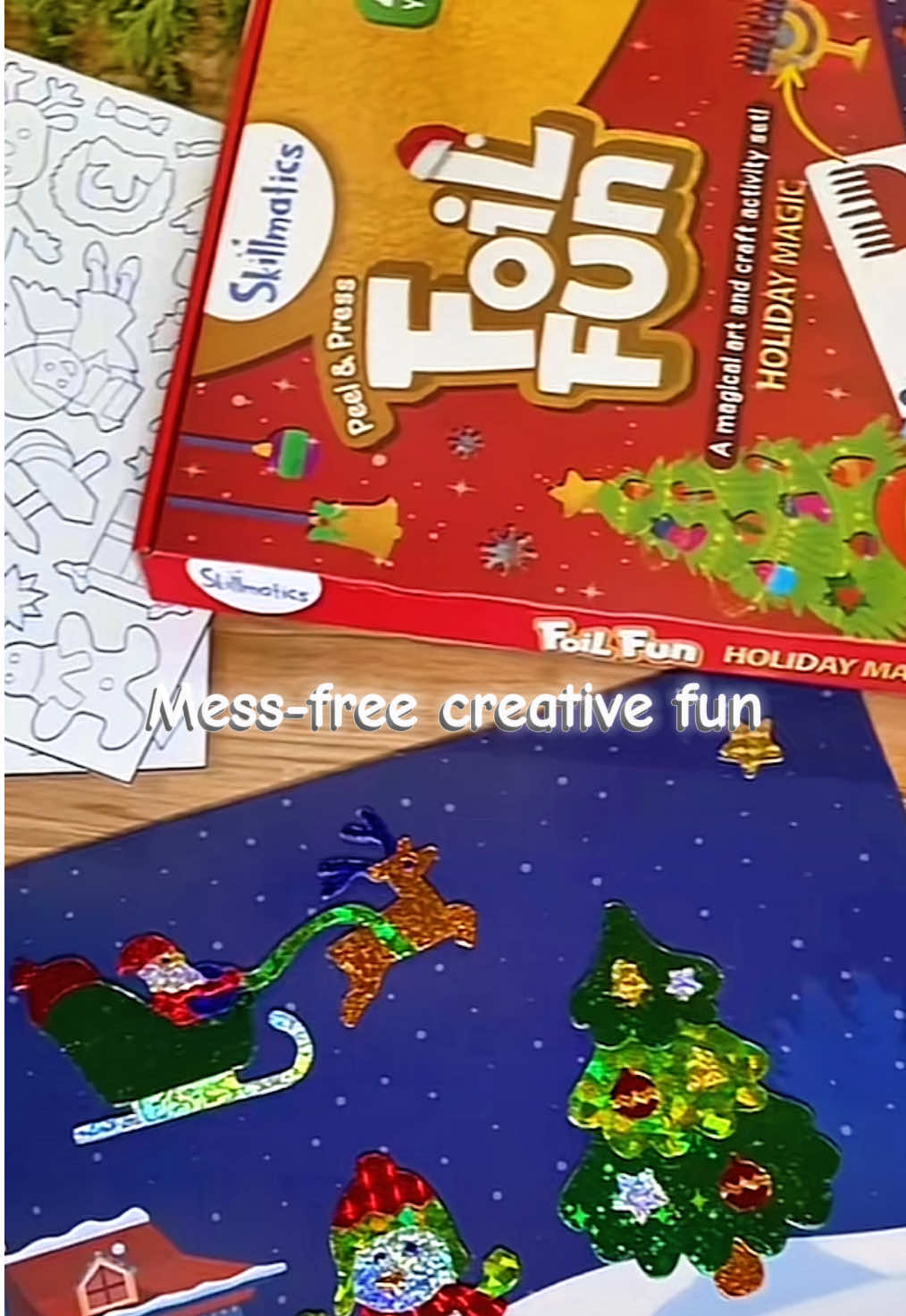 This is one of my kids favorite activities and this holiday edition is just too cute!!!  #christmas #kidscrafts #craftsforkids #kidschristmas #tiktokshopblackfriday 