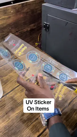 UV Sticker  #uv #uvdtf #printing #kano 