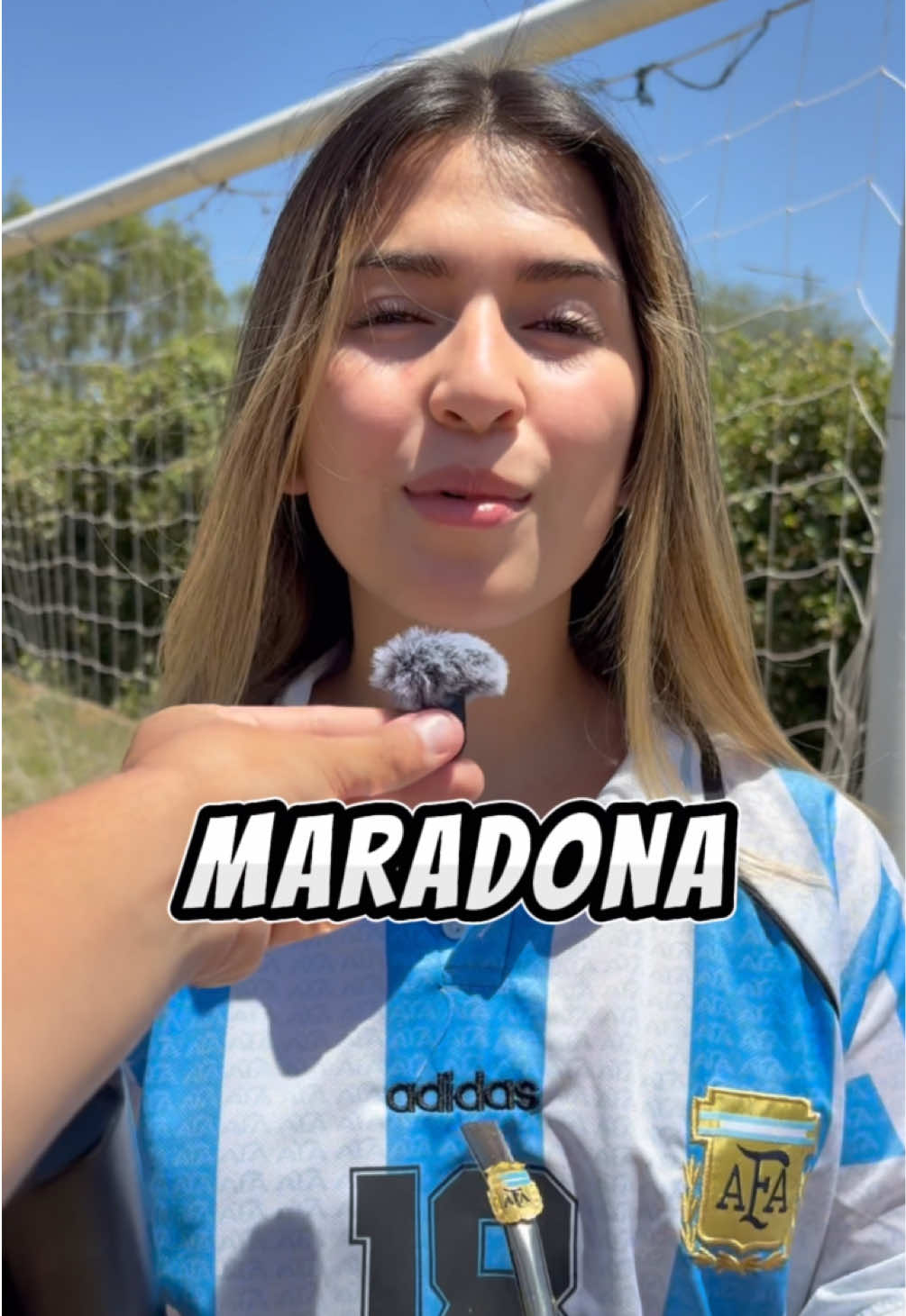 Cumplió su sueño😌. #futbol #football #maradona #pele #argentina 