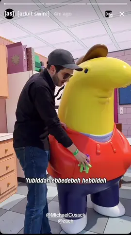 Zach Hadel and Micheal Cusack in the smiling friends break room | Adult Swim TikTok story | November 20th 2025 #smilingfriends #adultswim #tiktok #capcut #fyp 