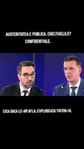 CHELTUIELI TINUTE LA SECRET.. DE FRICA CA DACA S-AR AFLA AR 