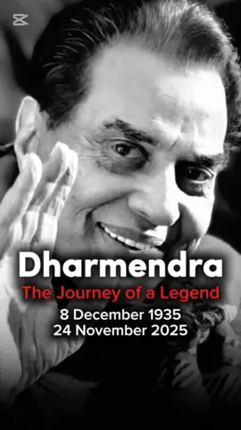 Dharmendra: 1935–2025 #Dharmendra  #DharmendraDeath  #BollywoodLegend  #RIPDharmendra  #Dharmendra1935_2025 
