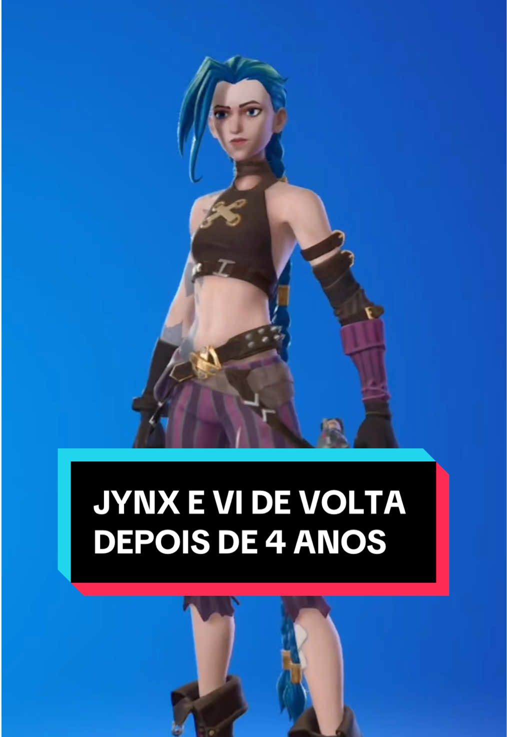 JINX E VI VÃO RETORNAR NA PRÓXIMA TEMPORADA DE FORTNITE DEPOIS DE QUASE 4 ANOS!  #Arcane #Riot #Fortnite #FortniteBrasil #CapCut 