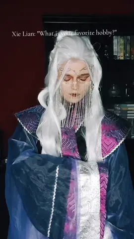 Mei Nianqing overhears a conservation of his beloved student (son) and Hua Cheng... He is not pleased and will hunt down this calamity. So much obsession is rarely a good thing. He knows to good. Hua Cheng ruuuuuun. A protective Mom is on his way xd #meinianqing #meinianqingcosplay #tgcf #tgcfcosplay #hualian 