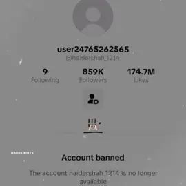 Haider Shah account banned 🥺💔 stay strong shah g 🥺🥰@شاہ 👀👅 new account sport kro 🥰❤️‍🩹#foryou #foryoupage #viral #illu #cricket 