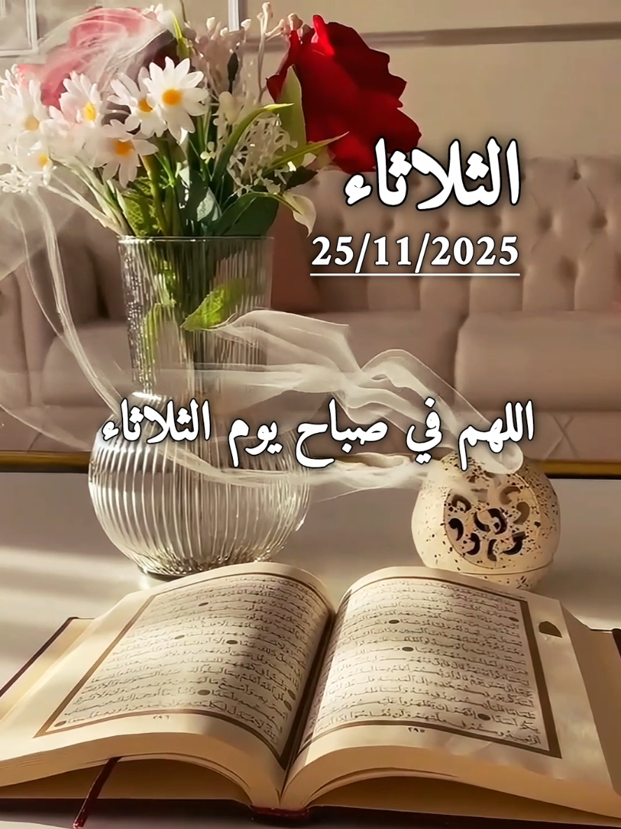 دعاء يوم الثلاثاء 25/11/2025 .اللهم في صباح يوم الثلاثاء #دعاء  #دعاء_يوم_الثلاثاء #دعاء_الصباح #صباحكم_معطر_بذكر_الله #اللهم_امين_يارب_العالمين 
