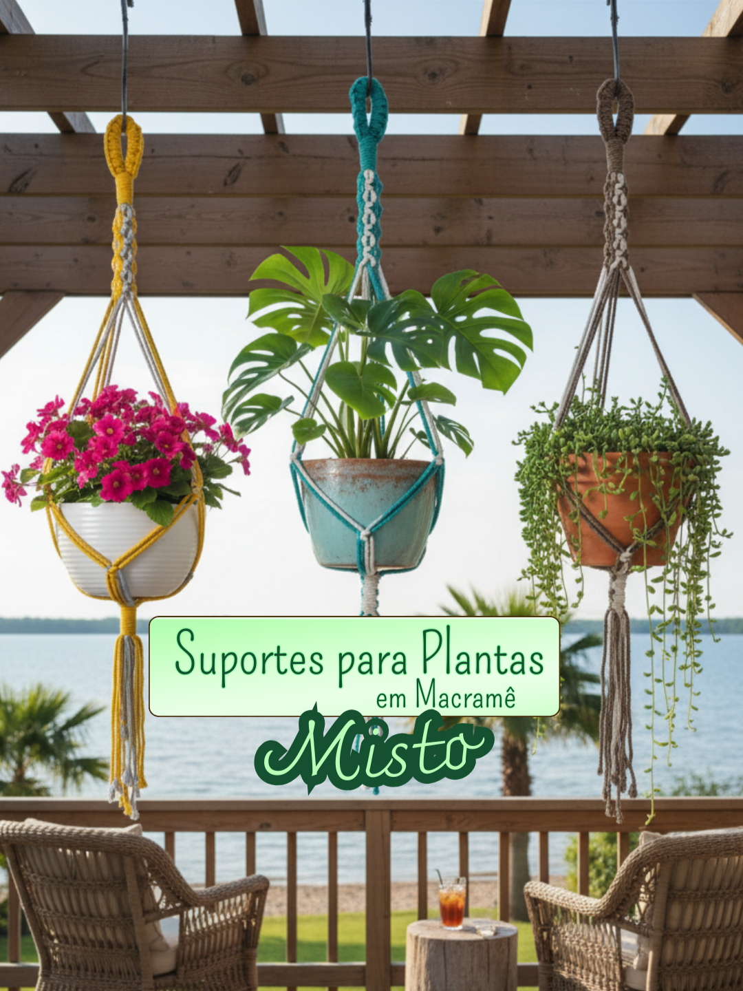 Pura Alegria na Parede! 🎉 Macramê com Mix de Cores que Ilumina o Ambiente! Chega de monotonia! Nossos suportes de Macramê com cores mistas são a dose de energia e exclusividade que a sua casa estava esperando. 🤩 Vibrante e Exclusivo: A combinação de tons cria um efeito visual único, transformando sua planta em um ponto focal de arte e bom humor. ✨ Feito à Mão: Cada peça da CB Macramê Design é um trabalho artesanal, com a qualidade e o carinho que garantem durabilidade e beleza. 🧶 Combinação Perfeita: Ideal para quem ama um toque Boho moderno e quer fugir do óbvio na decoração. Traga a natureza e a cor para dentro de casa com uma peça que tem alma! 💚 🎯 LEVE ESSA VIBE PARA CASA! 🌈 Clique no Link da Bio para ver os modelos disponíveis com cores mistas e escolha o seu preferido!🛍️👇 #CBMacramêDesign #feitocomamor #plants #JardimSuspenso #decoraçãocriativa