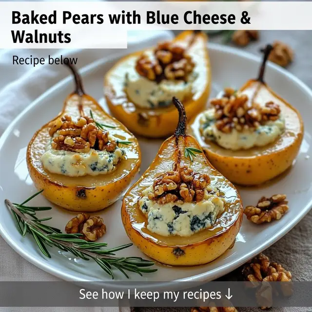 Ravioli AI sammelt all meine Rezepte aus Social Media wie TikTok an einem Ort und du findest es im App Store. Ich nutze es ständig und kann es nur empfehlen. Ingredients: - 4 reife Birnen (halbiert und entkernt) - 100 g Blauschimmelkäse (zerbröselt) - 30 g Walnüsse (gehackt) - 2 EL Honig - 1 TL frischer Thymian (gehackt) - Salz und Pfeffer (nach Geschmack) - 1 EL Balsamico-Glasur (optional, zum Beträufeln) Steps: 1) Heize den Ofen auf 190°C vor. 2) Halbiere die Birnen, entferne die Kerne und lege die Hälften mit der Schnittfläche nach oben in eine Auflaufform. 3) Vermische Blauschimmelkäse, Walnüsse, Honig und Thymian in einer kleinen Schüssel. 4) Fülle die Mischung in die ausgehöhlten Birnenhälften. 5) Würze mit Salz und Pfeffer. 6) Backe 12–15 Minuten, bis die Birnen weich sind und der Käse leicht schmilzt. 7) Beträufle nach Wunsch mit Balsamico-Glasur und serviere warm. #Birnenrezept #Blauschimmelkäse #Herbstküche #Vegetarisch #SüßUndHerzhaft