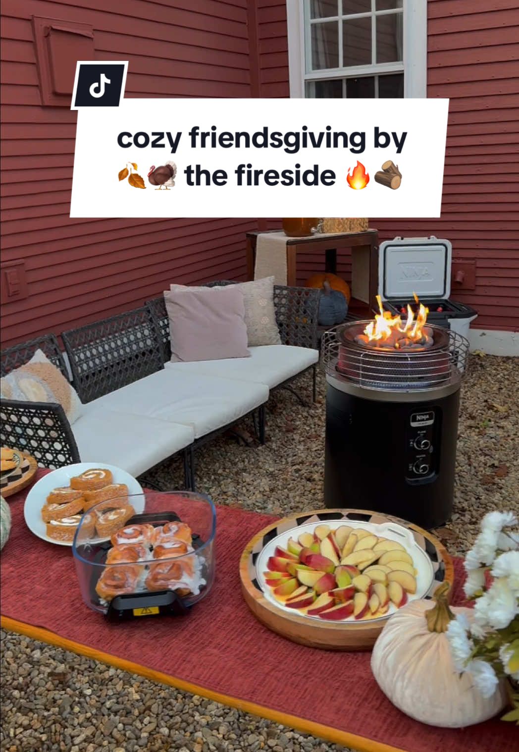 Friends, food, fire. 🫶 #NinjaFireside
