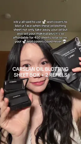 Finally BACK IN STOCK after 2 weeks BUT it’s still low stock so GET YOURS before it’s gone again!  #carslan #oilyskin #oilblottingsheets #tiktokshopblackfriday #bfcm @carslan_us 