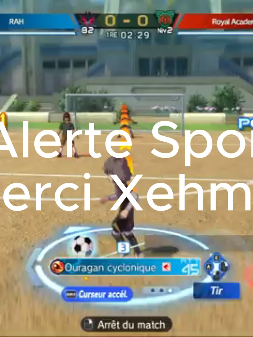 Leak Ouragan cyclonique inazuma Victory Road