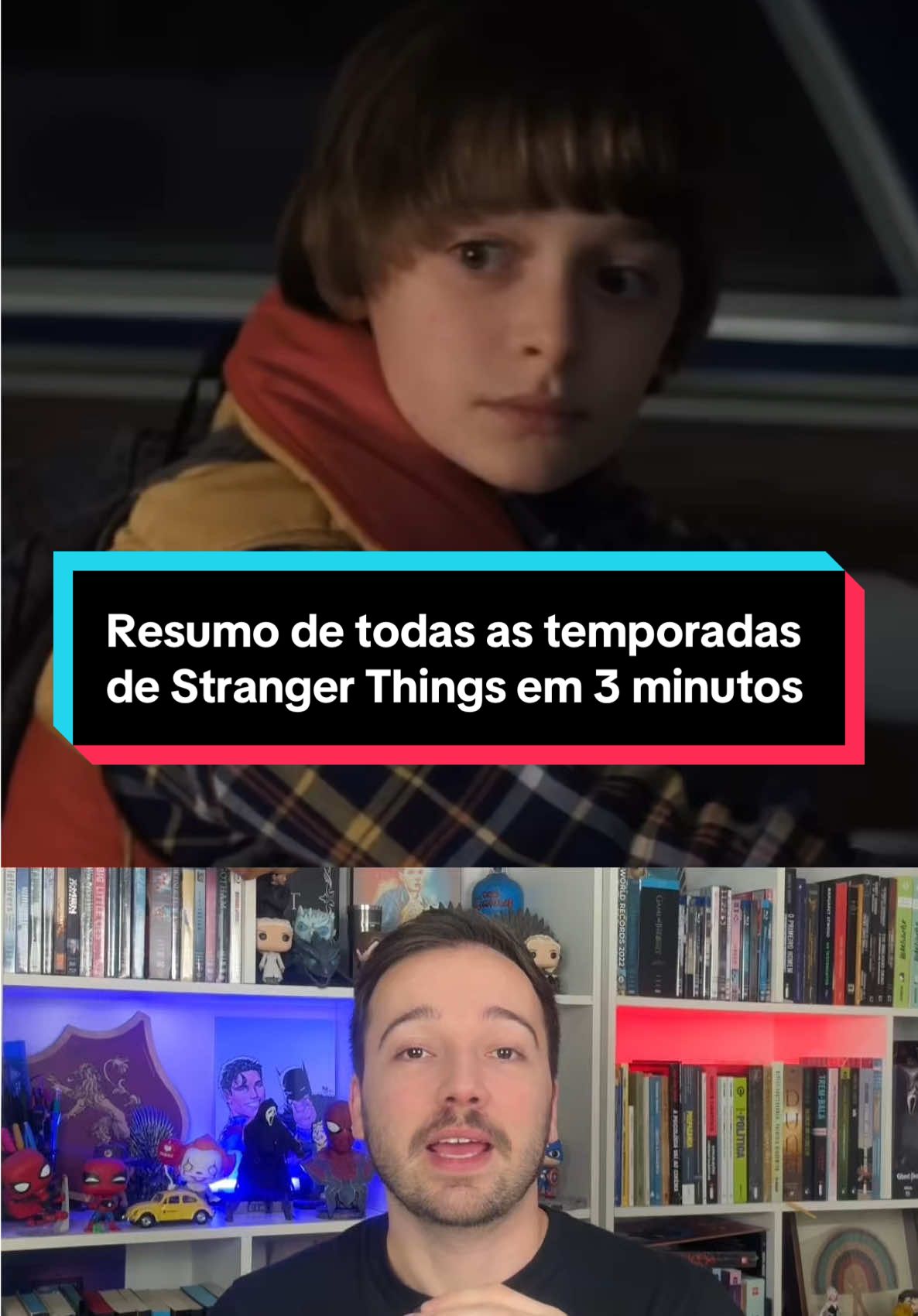 Resumo de todas as temporadas de Stranger Things. Quem tá animado pra última temporada da série? #strangerthings5 #strangerthingsfan #strangerthingsedit #strangerthingsseason5 #tiktokmefezassistir 