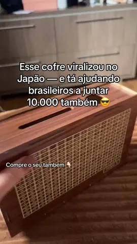 Esse cofre viralizou no Japão — e tá ajudando brasileiros a juntar 10.000 também 😱 #tiktokblackfridaybr #tiktokshop #dicadodia #vidareal #blackfriday 