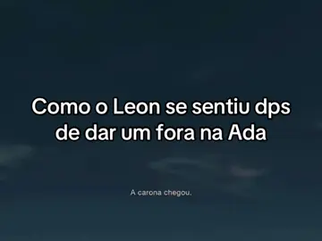 Ele se arrependendo dps #residentevil #leonkennedy #residentevil4remake #adawong #re4.  