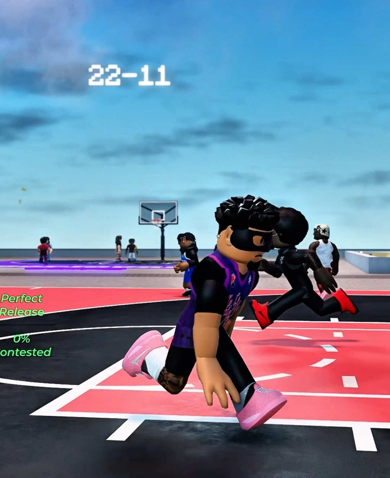 What a time.#practicalbasketball #basketball #playgroundbasketball #nba2k #roblox 