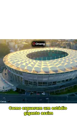 E é assim que se constrói um estádio! 🧡