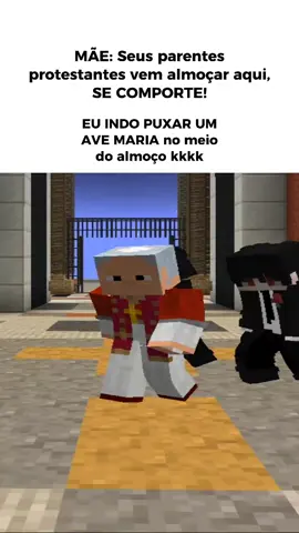 Ave Maria Sempre 🇻🇦🙌 #igreja #Minecraft #jesus #nossasenhora #catolico 