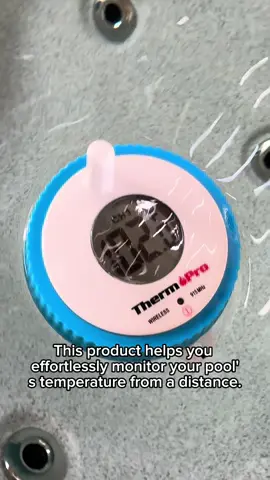 No more guessing your temp. You can check it right from the comfort of your home. This makes a great gift for loved ones. #tiktokblackfriday #blackfriday #cybermonday #pool #hottub 