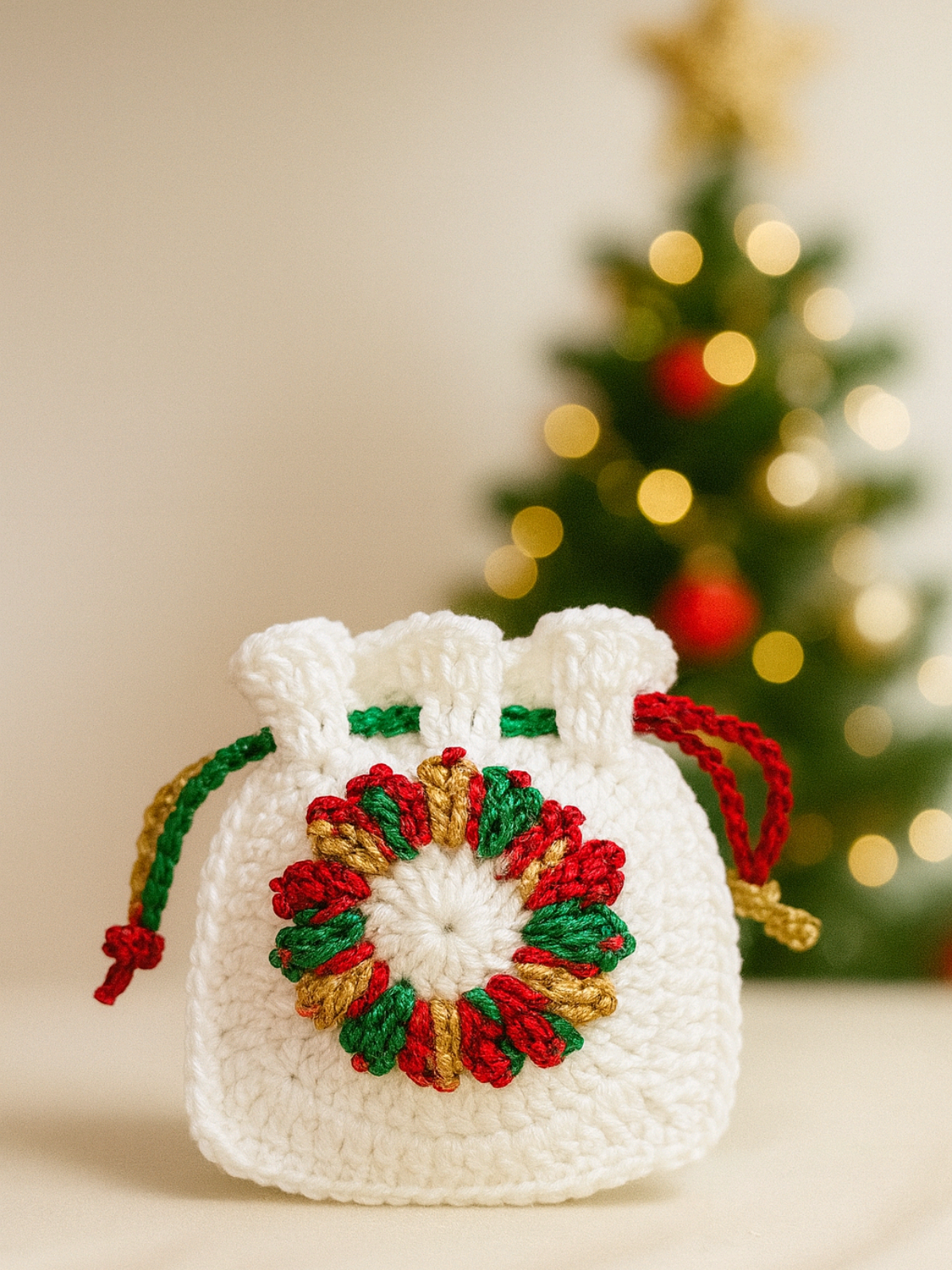 Vem comigo fazer um saquinho de Natal.