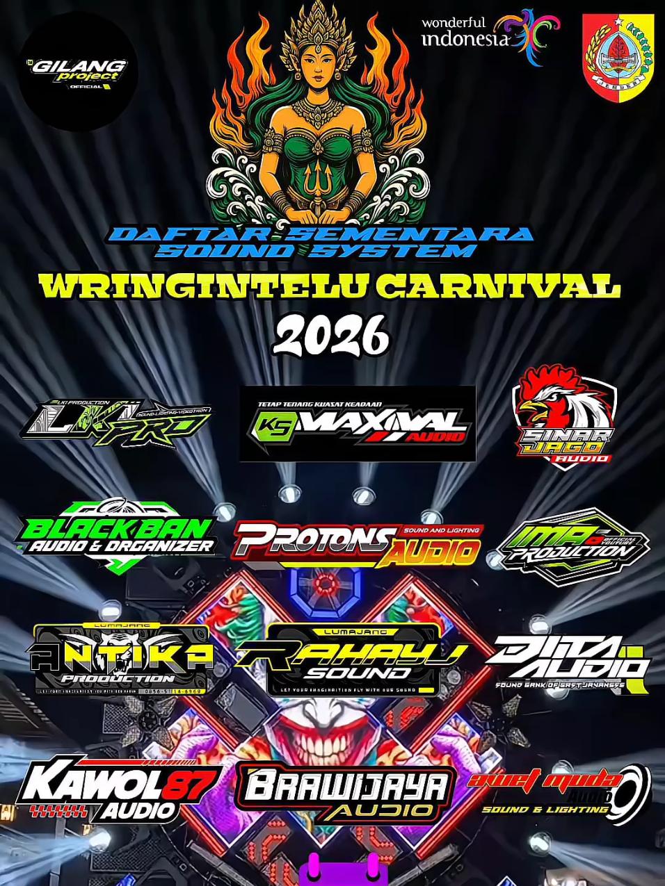 daftar sementara sound system Karnaval wringintelu 2026 #fyp #trending #bcaxyz #masukberanda #karnavalsoundsystem 